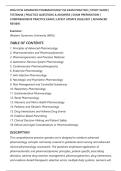 WGU D116 ADVANCED PHARMACOLOGY OA EXAM PRACTICE &vert; STUDY GUIDE &vert;&NewLine;TESTBANK &vert; PRACTICE QUESTIONS & ANSWERS &vert; EXAM PREPARATION &vert;&NewLine;COMPREHENSIVE PRACTICE EXAM &vert; LATEST UPDATE 2026&sol;2027 &vert; ADVANCED&NewLine;REVIEW