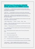 NUR 505 Exam 2 Examination UPDATED&NewLine;ACTUAL Questions and CORRECT Answers