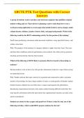 ABCTE PTK Test Questions with Correct&NewLine;Answers