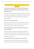 ABCTE PTK Practice Questions with Correct&NewLine;Answers