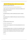 ABCTE PTK Questions with Correct Answers