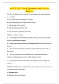ACCT 3222 Test 4 Questions with Correct&NewLine;Answers
