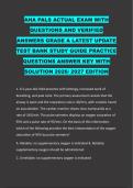 AHA PALS ACTUAL EXAM WITH &NewLine;QUESTIONS AND VERIFIED &NewLine;ANSWERS GRADE A LATEST UPDATE &NewLine;TEST BANK STUDY GUIDE PRACTICE &NewLine;QUESTIONS ANSWER KEY WITH &NewLine;SOLUTION 2026&sol; 2027 EDITION 