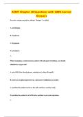 AEMT Chapter 18 Questions with 100&percnt; Correct&NewLine;Answers