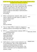 IS 355 Final Test with all Correct & 100&percnt; Verified Answers &vert;Actual Complete Exam &vert;Already Graded A&plus;