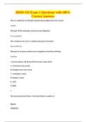 BIOD 152 Exam 1 Questions with 100&percnt;&NewLine;Correct Answers