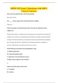 BIOD 152 Exam 2 Questions with 100&percnt;&NewLine;Correct Answers