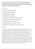 MGT 6201 MARKETING PRACTICE EXAM &ndash; QUESTIONS AND ANSWERS &vert;&NewLine;VERIFIED AND WELL DETAILED ANSWERS &vert; PLUS RATIONALES &vert; DOWNLOAD&NewLine;AND PASS &vert; LATEST EXAM UPDATE 2026&sol;2027