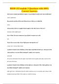 BIOD 152 module 3 Questions with 100&percnt;&NewLine;Correct Answers