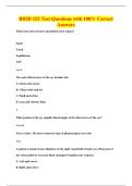 BIOD 152 Test Questions with 100&percnt; Correct&NewLine;Answers