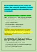 ExAC Section 3 Study Guide and Exam Questions with &NewLine;Answers &ndash; ExAC &lpar;Examination for Architects in Canada&rpar; &ndash; &NewLine;2025&sol;2026 Complete Construction and Building Systems &NewLine;Review Material 