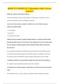 BIOD 171 MODULE 5 Questions with Correct&NewLine;Answers