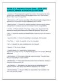 Florida 2-15 Insurance License Exam &ndash; 2026&sol;2027&NewLine;ULTIMATE REVIEW WITH DETAILED SOLUTIONS