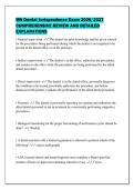 MN Dental Jurisprudence Exam 2026&sol;2027&NewLine;COMPREHENSIVE REVIEW AND DETAILED&NewLine;EXPLANATIONS