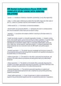 MN Dental Jurisprudence Exam 2026&sol;2027&NewLine;COMPLETE STUDY GUIDE WITH VERIFIED&NewLine;SOLUTIONS