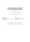 ATI RN CONCEPT-BASED ASSESSMENT LEVEL 4 PROCTORED EXAM 2026&sol;2027 &vert; 150 Questions & Correct Answers with Rationales &vert; Pass Guaranteed - A&plus; Graded&NewLine;&NewLine;