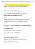CSX Exam 1 Questions with Correct Answers