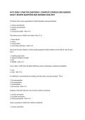 N471 EXAM 1 PRACTICE QUESTIONS &vert; COMPLETE COMPLEX CARE NURSING EXAM 1 REVIEW QUESTIONS AND ANSWERS 2026&sol;2027