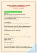 ACSA NCSO EXAM PRACTICE EXAM COMPLETE QUESTIONS  &NewLine;WITH DETAILED ANSWERS AND RATIONALES &NewLine; LATEST UPDATE 2026&sol;2027