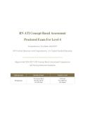RN ATI CONCEPT-BASED LEVEL 4 PROCTORED EXAM 2026&sol;2027 &vert; Test Bank with Verified Q&A & Rationales &vert; Pass Guaranteed - A&plus; Graded&NewLine;&NewLine;