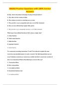 DBI202 Practice Questions with 100&percnt; Correct&NewLine;Answers
