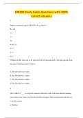 DBI202 Study Guide Questions with 100&percnt;&NewLine;Correct Answers