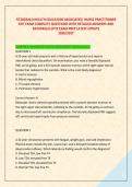 FITZGERALD HEALTH EDUCATION ASSOCIATES&vert; NURSE PRACTITIONER EXIT EXAM COMPLETE QUESTIONS WITH DETAILED ANSWERS AND RATIONALES&vert;FITZ EXAM PREP LATEST UPDATE  &NewLine;2026&sol;2027