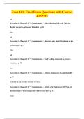 Evan 101&colon; Final Exam Questions with Correct&NewLine;Answers