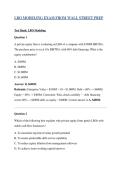 LBO Modeling Exam Practice Questions & Answers with Detailed Explanations &vert; Wall Street Prep &lpar;WSP&rpar; Leveraged Buyout Financial Modeling Study Guide