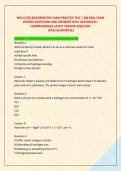 WGU C785 BIOCHEMISTRY EXAM PRACTICE TEST &vert; 300 REAL EXAM &NewLine;VERIFIED QUESTIONS AND ANSWERS WITH RATIONALES - &NewLine;COMPREHENSIVE LATEST VERSION 2026&sol;2027 &NewLine; &lpar;PASS GUARANTEE&rpar;