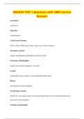 MCOLES TEST 1 Questions with 100&percnt; Correct&NewLine;Answers