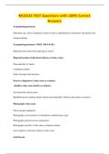 MCOLES TEST Questions with 100&percnt; Correct&NewLine;Answers