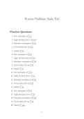 Calculus&colon; Ratio Test Practice Problems