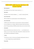 BUNDLE OF NFPA 1081 QUESTIONS WITH 100&percnt; VERIFIED CORRECT ANSWERS