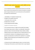 NR509 Study Guide Questions with 100&percnt; Correct&NewLine;Answers