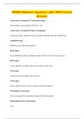 NR509 Abdomen Questions with 100&percnt; Correct&NewLine;Answers