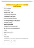 AEMT Pharmacology Questions with 100&percnt;&NewLine;Correct Answers