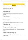 AEMT NREMT Exam Questions with 100&percnt; Correct&NewLine;Answers