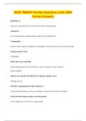AEMT NREMT Practice Questions with 100&percnt;&NewLine;Correct Answers