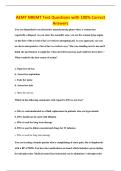 AEMT NREMT Test Questions with 100&percnt; Correct&NewLine;Answers
