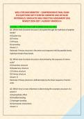 WGU C785 BIOCHEMISTRY &ndash; COMPREHENSIVE FINAL EXAM &NewLine;250 QUESTIONS WITH VERIFIED ANSWERS AND DETAILED &NewLine;RATIONALES&vert; SIMULATES WGU OBJECTIVE ASSESSMENT &lpar;OA&rpar; &NewLine;NEWEST 2026-2027 &vert; ALREADY GRADED A&plus;