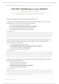 NUR2180 QUIZ 2 2026&sol;2027 &vert; Physical Assessment Rasmussen &vert; Verified Q&A with Rationales &vert; Pass Guaranteed - A&plus; Graded&NewLine;&NewLine;