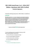 NSG 3280 Actual Exam 1 to 4&ndash; 2026&sol;2027 Edition &ndash;Questions with 100&percnt; Verified Correct Answers 