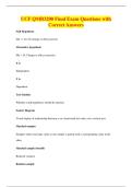 UCF QMB3200 Final Exam Questions with&NewLine;Correct Answers