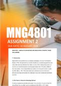MNG4804 Assignment 2 Semester 1 2026 - Due 30 August 2026