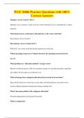 WGU D686 Practice Questions with 100&percnt;&NewLine;Correct Answers