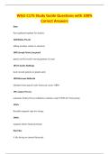 WGU C175 Study Guide Questions with 100&percnt;&NewLine;Correct Answers