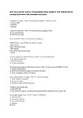 SFST EXAM STUDY GUIDE &vert; STANDARDIZED FIELD SOBRIETY TEST CERTIFICATION REVIEW QUESTIONS AND ANSWERS 2026&sol;2027