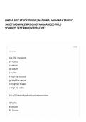 NHTSA SFST STUDY GUIDE &vert; NATIONAL HIGHWAY TRAFFIC SAFETY ADMINISTRATION STANDARDIZED FIELD SOBRIETY TEST REVIEW 2026&sol;2027