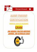 AANP PMHNP Certification &lpar;PDF&rpar; &vert; &lpar;2026&rpar; Mental Health Nursing &vert; Exam Questions  &lpar;Vanderbilt University School of Nursing&rpar;